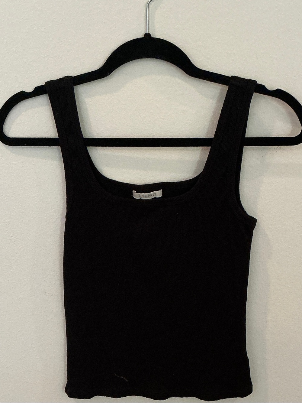 Z Supply Black Ribbed Tank -